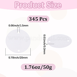 50g ornament zubehör pvc pailletten/pailletten anhänger&nbsp;PVC-CY0001-01B
