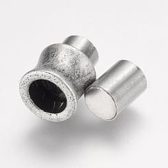 Fermoirs magnétiques en acier inoxydable 304 avec emembouts collées&nbsp;STAS-F124-04AS01