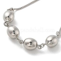 Bracelets à chaîne en laiton pour femmes&nbsp;BJEW-S159-02B-P
