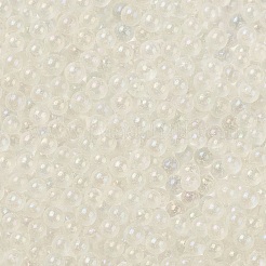 Perline rotonde di semi di vetro trasparente luminoso&nbsp;GLAA-F124-D02-A