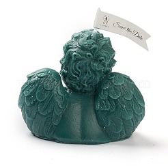 Bougies sans fumée d'aromathérapie en forme de cupidon&nbsp;DIY-B004-C08