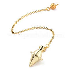 Pendolo da rabdomanzia in ottone pendenti a cono a punta grande&nbsp;KK-H491-06