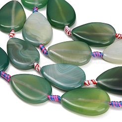 Agate à bandes naturelles / brins de perles d'agate à rayures&nbsp;GG-CBA367E-01A