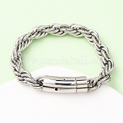 Bracelets à chaîne en acier inoxydable 304 pour hommes et femmes&nbsp;BJEW-C124-03B-P