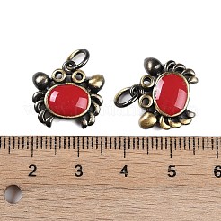 Ciondoli smaltato in ottone&nbsp;KK-A226-01AB-02