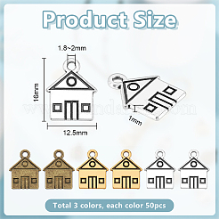 150 pz 3 colori pendenti in lega di stile tibetano&nbsp;FIND-GA0008-24