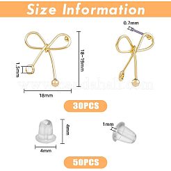 Risultati dell'orecchino della vite prigioniera di ferro 30pcs&nbsp;IFIN-FH0001-67