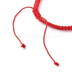 Set di bracciali con perline intrecciate in filo di nylon regolabili per san valentino&nbsp;BJEW-JB06238