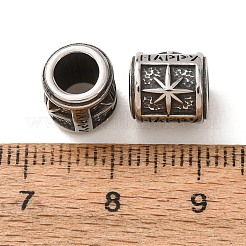 316 chirurgische Edelstahl-Europäische Perlen&nbsp;SA-CBA7555-01AS-08