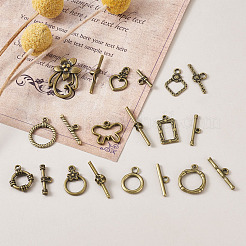 Chiusure toggle di sitle tibetano&nbsp;TIBE-TA0001-21AB