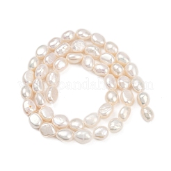 Brins de perles de culture d'eau douce naturelles&nbsp;PEAR-P064-20I-04A