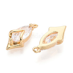 Laiton pavé de zircons cubiques&nbsp;KK-N275-14A-G