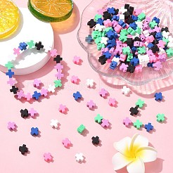 200 Stück 6 Farben handgefertigte Polymer Clay Perlen&nbsp;CLAY-CJ0002-05