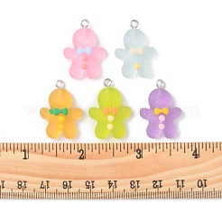 Pendenti in resina trasparente natalizia 20 pz 5 colori&nbsp;RESI-FS0001-41