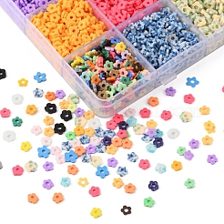 Set di perline in argilla polimerica fatte a mano da 97.5 g 15 colori&nbsp;CLAY-YW0001-51