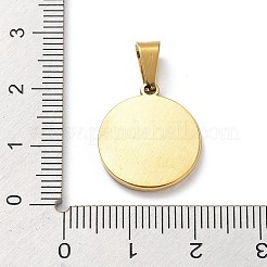 Placcatura ionica (ip) ciondoli in acciaio inossidabile 304&nbsp;STAS-Q311-01G-08