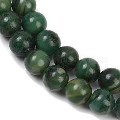 Natürliche afrikanische Jade Perlen Stränge&nbsp;G-K091-4mm
