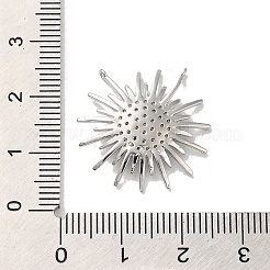 Pendentifs avec zircon cubiques à micro-pavés en laiton&nbsp;KK-H455-41P