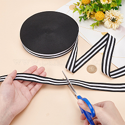 50 Yard Polyester-Streifenbänder&nbsp;SRIB-WH0011-157C