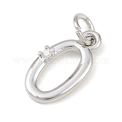 Ciondoli in ottone zirconi chiari micro pavé&nbsp;KK-P339-27P