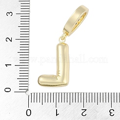 Pendentifs en laiton zircon cubique transparent&nbsp;KK-M289-01L-G