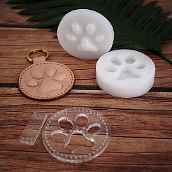 DIY Pfotenabdruck Anhänger Dekoration Kits&nbsp;DIY-WH0182-86