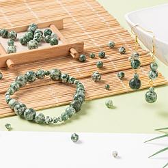 340 pz 4 sies perline di diaspro punto verde naturale&nbsp;G-LS0001-21