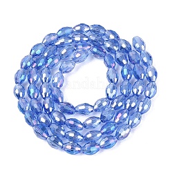 Placcare trasparente perle di vetro fili&nbsp;LS-GL-N002-01A-A13