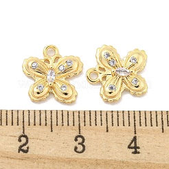 Ciondoli in ottone zirconi chiari micro pavé&nbsp;KK-Z044-19G
