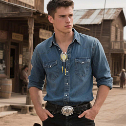 Cowboy Western Legierung Hufeisen & Buchstaben Anhänger Bolo Tie Halsketten&nbsp;NJEW-WH20014-02A