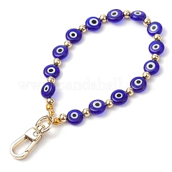 5 pz 5 colori malocchio perline fatte a mano in vetro soffiato ciondolo decorazione&nbsp;HJEW-JM02328