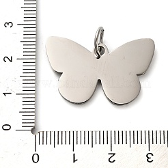 Pendentifs vierges estampés en acier inoxydable 304&nbsp;STAS-H438-06P