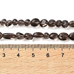 Natürliche Eis Obsidian Perlen Stränge&nbsp;G-C268-A07-6x8mm