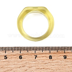 Pegamento acrílico transparente para niños sobre base de anillo.&nbsp;RJEW-P154-01A-M