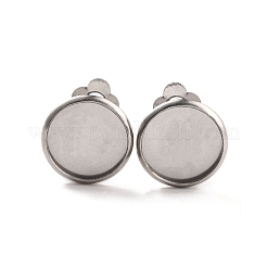 Accessori per orecchini a clip in acciaio inossidabile 316 anti-ossidazione&nbsp;STAS-I187-02C-P