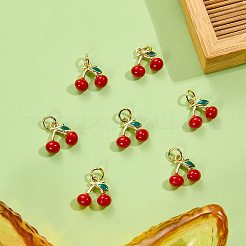 10 ciondoli in ottone smaltato&nbsp;KK-SZ0002-64