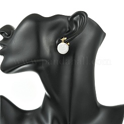 Ohrstecker mit Hängefunktion aus Messing&nbsp;EJEW-JE07280