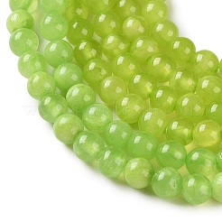 Fili di perline di calcite verde naturale&nbsp;GG-NH0008-A01-6mm-02