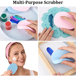 4 Stück 2 Farben PVA-Schwamm Make-up Puderquaste&nbsp;MRMJ-GF0001-64C