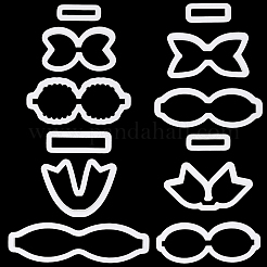 4 Box mit 4 Arten von Kunststoffformen&nbsp;DIY-SC0030-53B