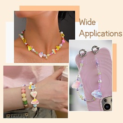 Perles acryliques opaques imprimées double face&nbsp;FIND-CJZ0001-009