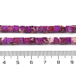 Gefärbte synthetische imperiale Jaspisperlenstränge&nbsp;G-H087-F02-01D-1