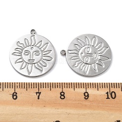Pendentifs en acier inoxydable 304 anti-ternissement&nbsp;STAS-R130-42P