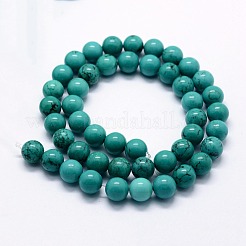Fili di perline di magnesite naturale&nbsp;G-I199-33-4mm