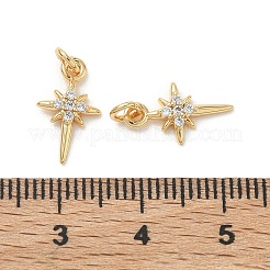 Pendentifs en laiton Shegrace sertis de micro-pavés de zircone cubique&nbsp;XGRQ3D101-480G