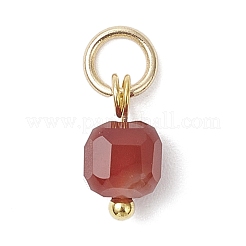 100 Stück 10 Stile Naturstein facettierte Würfel Charms&nbsp;PALLOY-JF04520-02