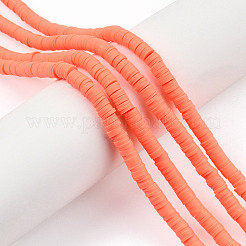 Handgemachte Fimo-Perlen Stränge&nbsp;CLAY-R089-6mm-064