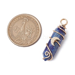 2 Stück 2 Stile natürlicher Lapislazuli&nbsp;PALLOY-JF03122-04