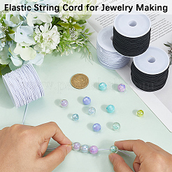 4 rollo de cordones elásticos de 2 colores&nbsp;EC-PA0001-02B