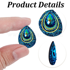 50 Stück Harz Cabochons&nbsp;CRES-GF0001-07A